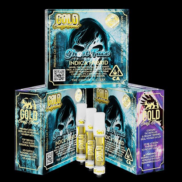 Gold Coast Clear Halloween 2023 Live Resin Infused Carts